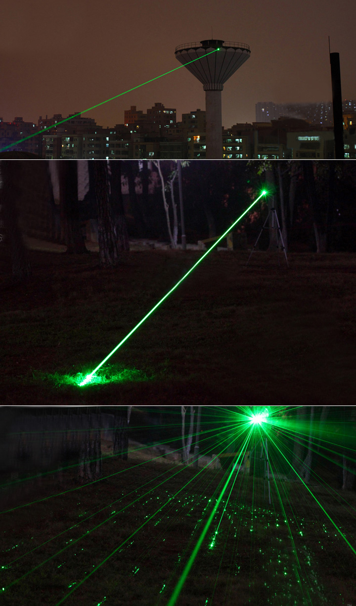 Puntatore laser verde 1000mw 
